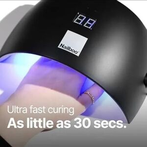 NEW IN BOX Nailboo Forever Glaze Pro Cure Nail Lamp with Touch-Free Smart Sensor